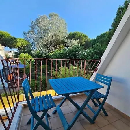Studio Cabine Clim Wifi Parking Draps - 1 Etoile - Self Check-In Possible La Grande-Motte Exterior foto
